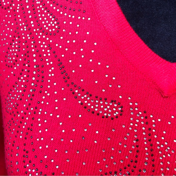 ♥️ Cathy Daniel’s Paisley Studded Sweater ♥️ - Picture 5 of 13